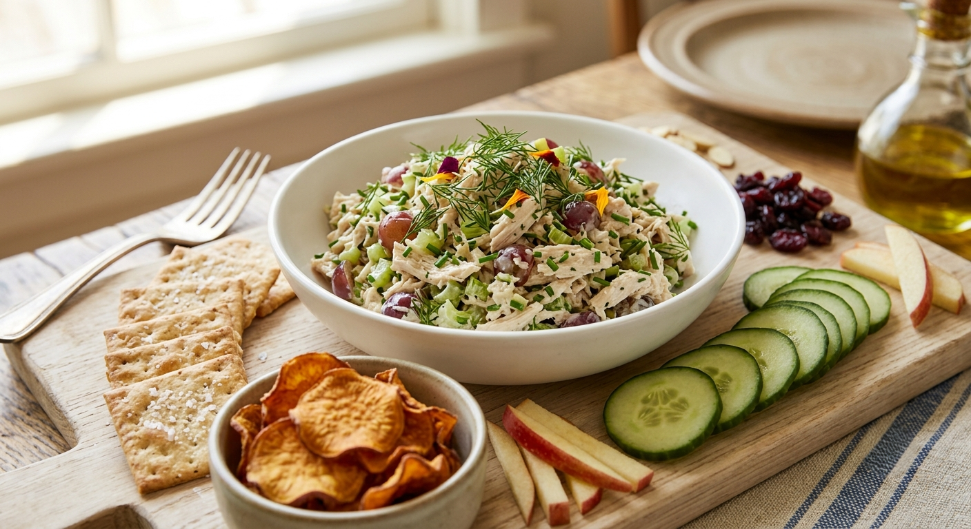 what to serve with chicken salad for lunch